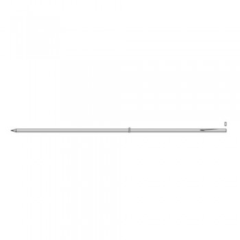 Kirschner Wire Drill Trocar Pointed - Flat End Stainless Steel, 12 cm - 4 3/4" Diameter 1.0 mm Ø
